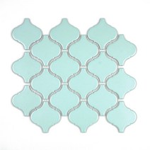 민트 무광 호리병 모자이크 타일 275x240