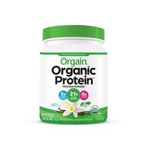 올게인 오가닉 플랜트베이스 프로틴파우더 바닐라맛 462g x 1개