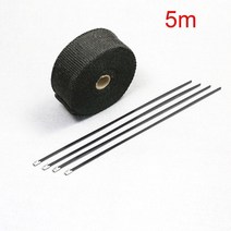 마후라 머플러 51mm 배기 오토바이 머플러 db 킬러 for honda cg 125, 5m 블랙