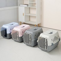 컨넬 소형견 중형견 고양이 켄넬 케이지 이동가방, 화이트(6KG이내)