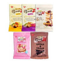 구워만든 곡물그대로21 150g 5종 5개(오리지널+자색고구마+초코+딸기+쿠키앤크림), 1세트
