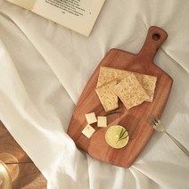 마호가니 원목 플레이트 핸들도마