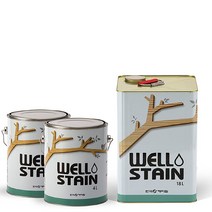 한옥 웰 WELL 오일스테인 DIY 페인트 4리터 밤나무 의자-72394EA