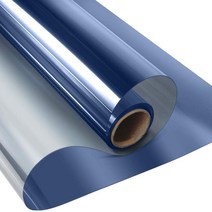 안티 자외선 거울 반사 창 필름 실버 단방향 비전 태양 창 색조 유리 비닐 개인 정보 보호 스티커 DIY 홈 장식, 70x500 cm, 파란
