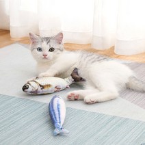 고양이 물고기 생선 캣닢 캣닙 인형 쿠션 장난감, 붕어