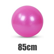 하프짐볼 돔볼 254555657585cm 방폭 pvc 요가 공 운동을위한 두꺼운 휘트니스 공 홈 체육관 필라테스 장비 균형 공, 핑크 85cm