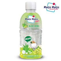 팜피아 모구모구 큐브 알로에베라 청포도 320ml 1개/편의점 인기음료, 단품없음