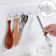 10pc 투명한 강한 자기 접착 성 벽 걸이 방수 재사용 할 수있는 흔적 부엌 목욕탕을위한 걸이 걸이 가정 부속품, 15pc
