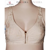 비비안 스판쟈가드 A_B컵 수유브라 면패드 소재가좋은, 85A, 소프트브라운