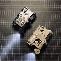 후래쉬 녹색 레이저 적외선 스코프 USB 충전 PEQ-15, 샌드 (녹색 레이저+적외선+백색 조명)