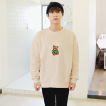 테디 기모 맨투맨 티셔츠