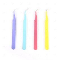 스티커 핀셋 액세서리 공예 네일 아트 보석 십자수 다꾸 정교한 작업 안성 맞춤 스텐 내구성 프로 속눈썹 정밀 탑꾸 스꾸 트위저 커브 마테 프라모델 전자제품 비즈 핑크