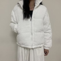 VANANA2 여성 데일리 핏보장 심플 러블리 캔디 골덴 숏 패딩 6color