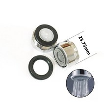 Wasourlf 2pcs 물 절약 수도꼭지 통풍기 m24 수나사 2l 3l 4l 주방 탭 교체 액세서리 피팅 버블 러 욕실, 3리터