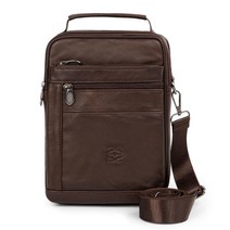 남자크로스백 데일리 소가죽 슬링백 903 브라운