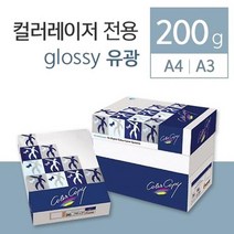레이저 프린터 프레젠테이션 과제 Color Copy 유광 200g A3 100매 (다올샵)_789EA, 본상품선택