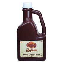 큐팜스 화이트 초콜렛 소스 2kg 초코소스 초콜릿소스, 1개