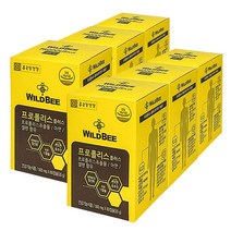 와일드 비 프로폴리스 플러스 500mg 60캡슐 아연 셀렌 함유, 6박스, 500mgX60캡슐