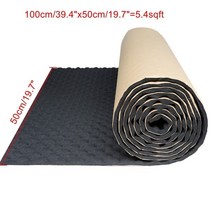 자동차 흡음재 방음재 신슐레이터 8Sizes 스튜디오 사운드 음향 흡수 내열 웨이브 폼, 100cmx50cm 5.4sqft