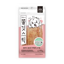 펫슐랭 쫄깃스틱 야채범벅껌 65g (오리고기), 단품