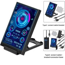 CPU 3.5 인치 ips 디스플레이 화면 미니 itx 케이스 usb type-c 보조, 유형 2 3.5인치