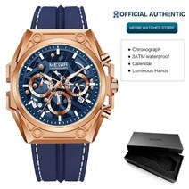 남자 명품 메탈 다이버 오토매딕 40대 남성 스위스 시계 megir gold watch for men 스테인레스 스틸 크로노그래프 손목 럭셔리 야광 석영 relogio часы