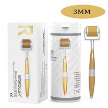 마이크로 니들 마사지 롤러 더마 티타늄 팁 바늘 0.3mm 0.25mm 0.2mm 바디 페이스 트리트먼트, 3mm, 협력사