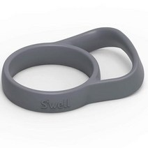 S well 여행용 머그 핸들 - 그레이 - 354.9ml(12온스) 473.2ml(16온스) 및 591.5ml(20온스) 병에 적합 혁신적인 디자인 유연한 그립감, Onyx