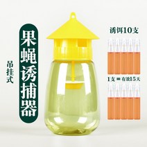 대형 꿀벌보호 유인망 해충포획기 수집 포충기 퇴치기 곤충통발 간편한설치 장수말벌 덫, 초파리 트랩+트랩 10개입(야외용)