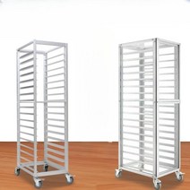 알루미늄합금 베이킹 트레이 랙 트롤리 카트 옵션1, 02.15층알루미늄합금밀폐형[신형농축형]