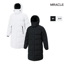 미라클 베이직 남여공용 롱패딩 겨울작업복 야외근무복 방한코트 과잠바 소량로고인쇄제작