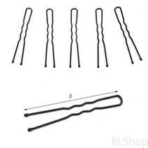 유핀 U자핀 머리 헤어 고정핀 실핀 실삔 머리핀 20P 5CM