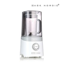 [AGK NORDIC] 에어 프리 진공블렌더 AGVB-9000 [간편세척/입체칼날/터치패널/대용량/소음방지커버], 화이트
