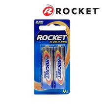 로케트 건전지 알카라인 AA (LR6) 2개입 (1조) 2알 카드형, 로케트스몰카드AAA(2개입)