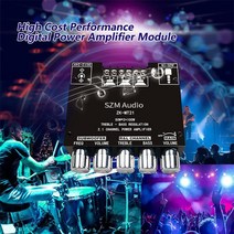 오디오 블루투스 앰프 ZK-MT21 TPA3116D2 5.0 서브 우퍼 보드 50WX2 100W 2.1 채널 파워 스테레오