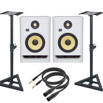 KRK ROKIT RP 7 G4 화이트 x 스피커 스탠드 패키지