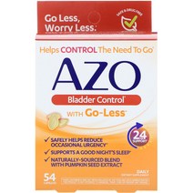아조 호박씨추출물 54캡슐 Azo Bladder Control