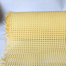 라탄케인 바구니 라탄 원단 40cm PE 플라스틱 등나무 웨빙 롤 지팡이 고리 버들 시트 의자 테이블 가구 수, 01 yellow_15 45x30cm