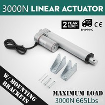리니어액추에이터 소형 665 Ibs 3000N 4-18 인치 전기 모터 선형 액추에이터 DC 12V 미리메터/초 Lectric, 07 50mm 2 inch_01 2000N 8mms