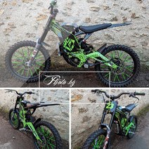 차량셀프도색 자동차보수 KUNGFU GRAPHICS Complete Stickers Sur-Ron 라이트 비 X 흙 eBike Sur Ron S Seg, 05 LightBee X(KKE fork), 1개