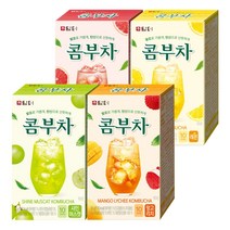 담터 콤부차 레몬+자몽+망고리치+샤인머스캣 10T 4종