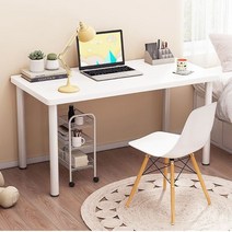 1인용컴퓨터책상 조립식책상 컴퓨터 800 1000 pc방, 아이보리 100X40(CM)