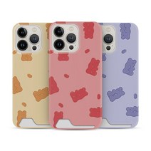 주문제작 디자인 전사 엠스킨 프루츠 베어 젤리 언더 카드 하드 케이스