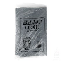 쓰레기 봉투 폐기물 일반 쓰래기 김장 100L 50매 흑색