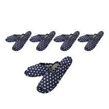 키키디 퀼트 면실내화 천슬리퍼 거실화 5P, 인디고네이비 5P