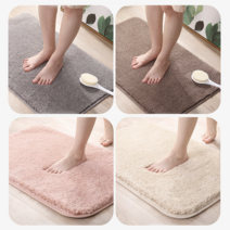 희망우주샵 국산 푹신한 발매트 2cm 3cm 침실러그 욕실매트, 연회색