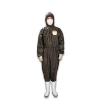 분진복 피스복 도장복 방진복 보호복 일회용 작업복 원피스 투피스, PP원피스(회색) XL, 1개
