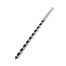 QWORK 선박 오거 1cm x 30.5cm3/8인치 12인치 강화 합금강 비트 목재 드릴링용 USA 미국, 3/8