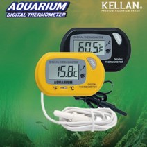 켈란 센서용 디지털 온도계한강아쿠아 한강수족관 한라펫 관상어용품 소동물용품 히터 온도계 냉각기 측정기 비중계, 블랙
