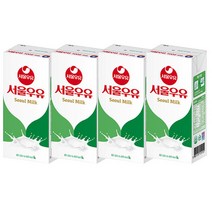 [도도나몰] 서울 멸균 우유 1000ml, 4팩